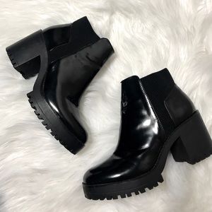 Zara Chunky Heel Booties